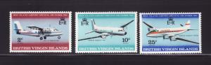 Virgin Islands 194-196 MNH Planes (A)