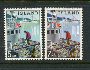 Iceland #354-5 MNH