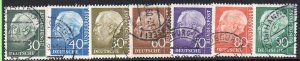 GERMANY. BDR. 1956/60. Five different issue and Hauss.