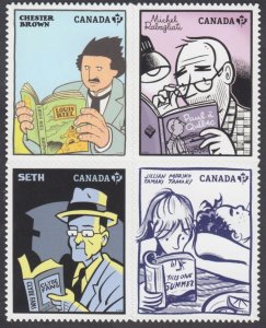 Canada - #3449i Graphic Novelists Die Cut Block From Quarterly Pack - 2024 - MNH