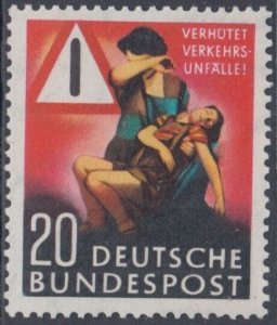 GERMANY Sc # 694 CPL MNH, PREVENTING TRAFFIC ACCIDENTS