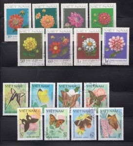 North Vietnam - Soc Repub 1202//2818 Used (35 Stamps)(See Pics for Scott Cat #s)