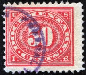 R238 50¢ Documentary Stamp (1917) Used