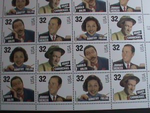 ​UNITED STATES-1996 SC # 3100-3 THE SONG WRITERS STAMPS-MNH SHEET VERY FINE