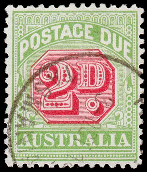 Australia Scott J41, perf. 12x12.5 (1909) Used VF, CV $6.00 M