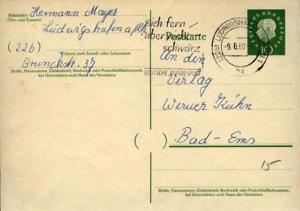 Germany, Government Postal Card