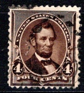 United States Scott # 222, used