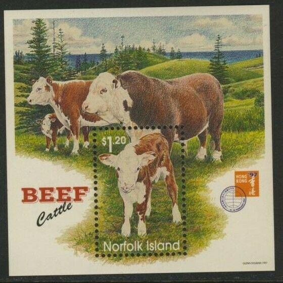 Norfolk Island 616a MNH Beef Cattle