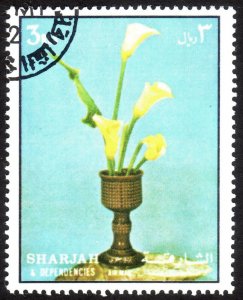 1972, Sharjah 3r, Used CTO, Mi 1215A