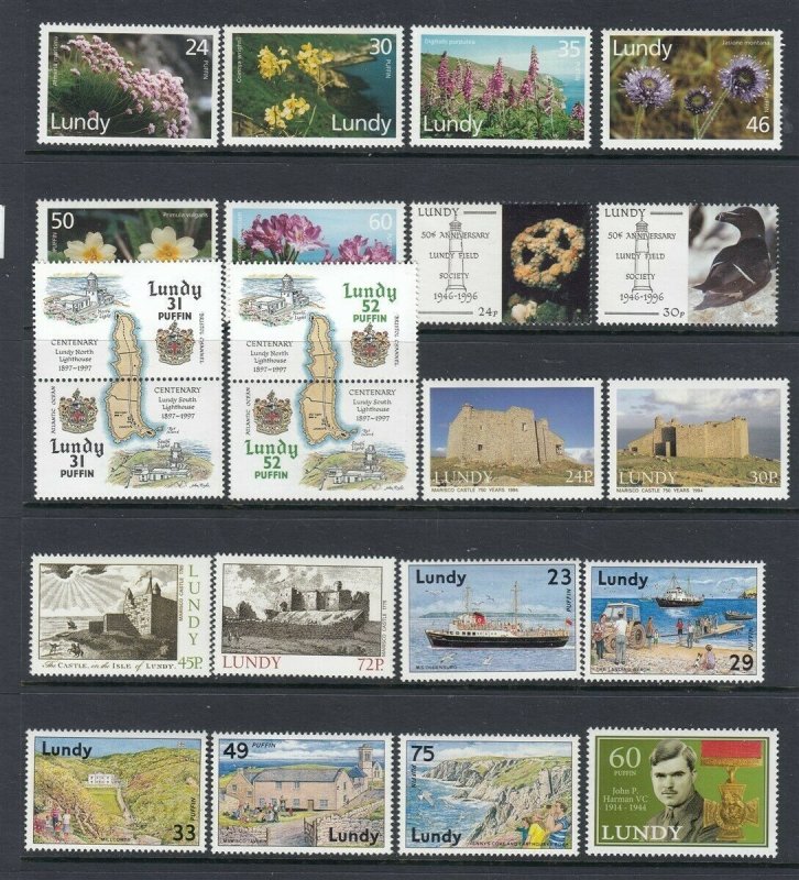 LUNDY #191//392 Commem issues (Mint NEVER HINGED) - Nice