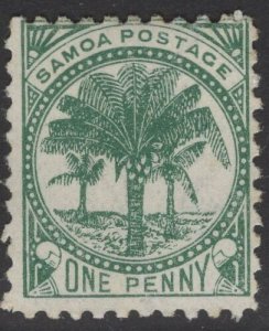 SAMOA SG88 1899 ½d DULL BLUE-GREEN MTD MINT 