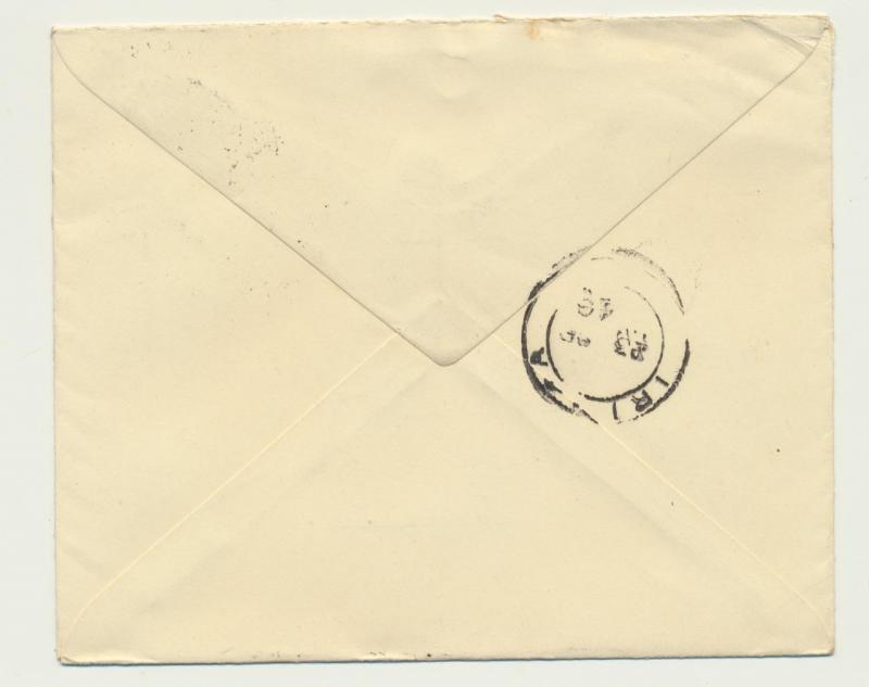 KUT (NJOMBE 1940 15c ENVELOPE+5c(H&G#B6) TO UK VIA IRWOA 50c (SEE BELOW