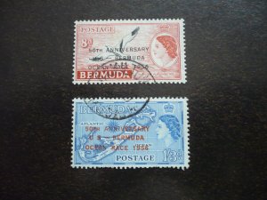 Stamps - Bermuda - Scott# 166-167 - Used Set of 2 Stamps