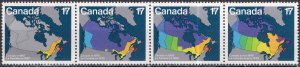 Canada; 1981: Sc. # 890-893a: MNH Cpl. Se-Tenant  Set