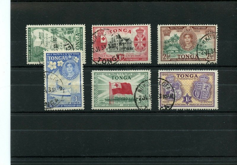 TONGA #94 to #99 used Cat $16 stamps