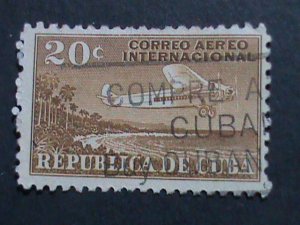 ​CUBA-AIRMAIL 1931  11 VERY OLD CUBA AIRMAIL USED-STAMP-VF  ALMOST 91 YEARS