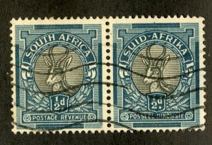 SOUTH AFRICA 23 USED PAIR SCV $4.00 BIN $2.00 MAMMAL