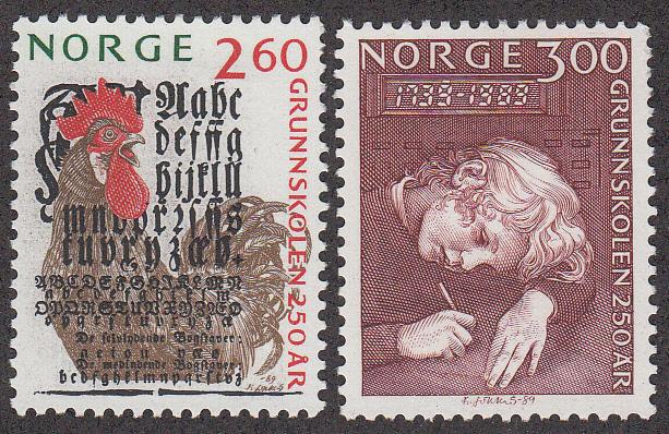 Norway 944-945 MH CV $3.00