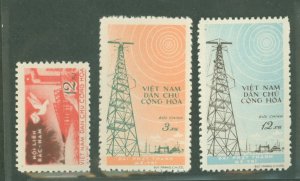 Vietnam/North (Democratic Republic) #99-101 Unused Single (Complete Set)