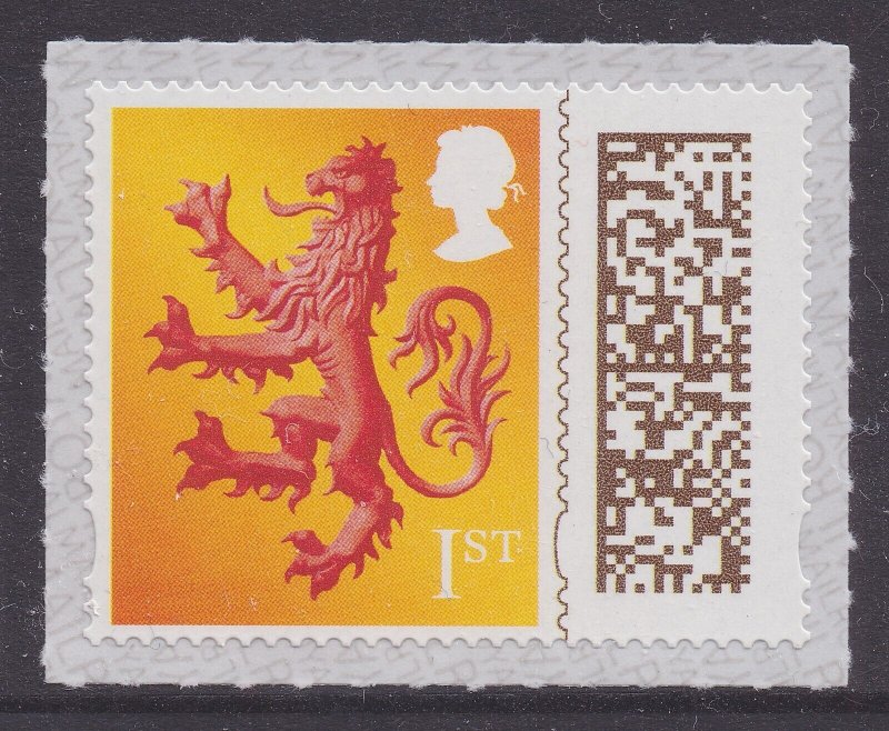 GB Country Definitive Scotland Lion 1st single MNH 2022