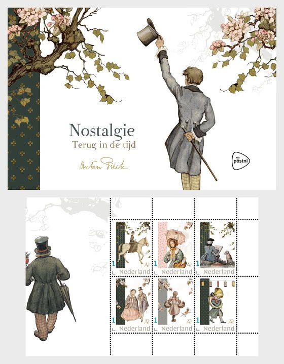 2024 Netherlands Anton Pieck Bklt w/MS6 (Scott (NA) MNH