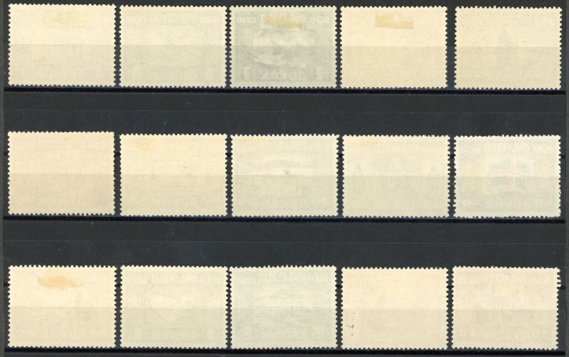 Iceland 1930 Parliament Millenary Cpl Sc# 152-166 Mint VF OG Lightly Hinged Gem⚡