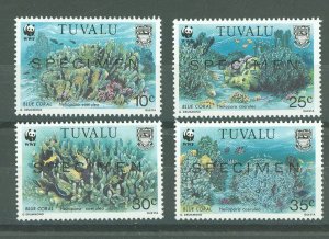 Tuvalu #586-589/617-620  Single (Complete Set)