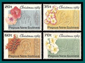 Papua New Guinea 1989 Christmas, MNH  725-728,SG607-SG610