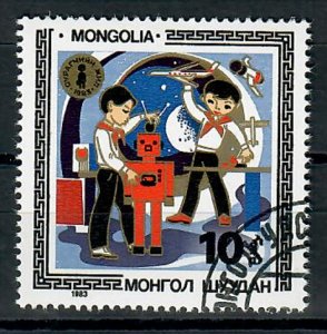 Mongolia 1333 used single