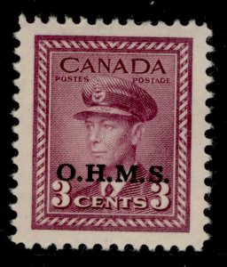 CANADA SG O164, 3c purple, NH MINT.