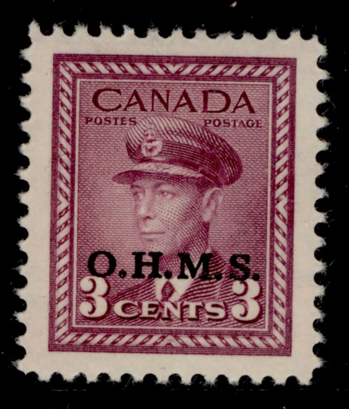 CANADA SG O164, 3c purple, NH MINT.