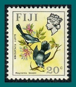 Fiji 1971 Birds, Slaty Flycatcher, 20c MNH #314,SG444