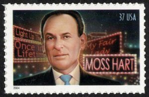 USA Sc. 3882 37c Moss Hart 2004 MNH single