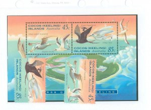 Cocos (Keeling) Islands #300-1/301a Mint (NH) Single (Complete Set)