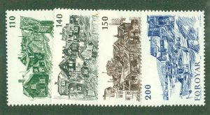 FAROE ISLANDS 59-62 MNH BIN $1.90