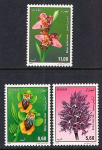 Algeria 997-999 Flowers MNH VF