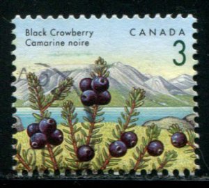 1351 Canada 3c Edible Berries - Black Crowberry, used