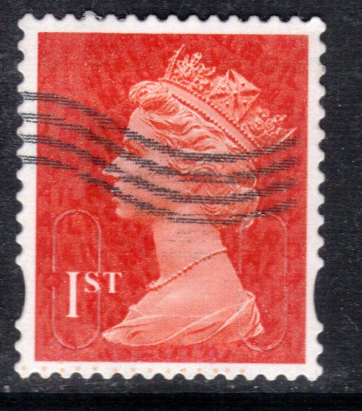 GB 2014 QE2 1st Vermilion Security Machin SG U3022 ( MCIL) ( L666 )