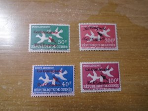 Guinea  #  C35-38   MNH   Birds