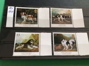 G. B. Dogs George Stubbs mint never hinged stamps  A11961