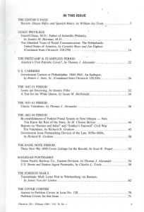 The Chronicle of the U.S. Classic Issues, Chronicle No. 129