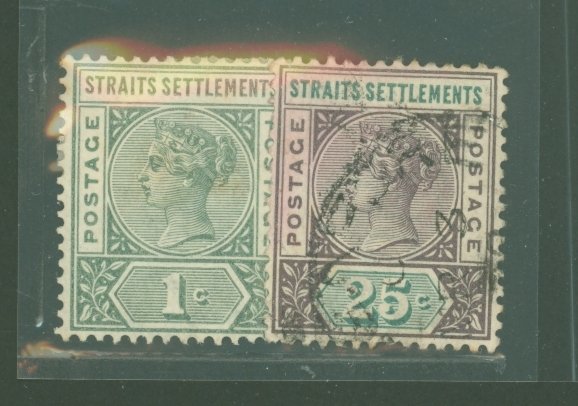 Straits Settlements #83/86 Used