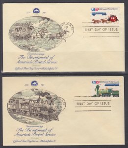 US 1572-1575 Postal Service Fleetwood Set of Four U/A FDCs