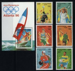 Cambodia MNH Sc 1478-83 Olympics Atlanta