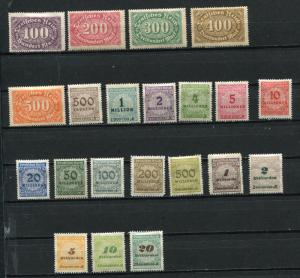 Germany 1922/3 Accumulation Mostly MH Numerical 5391