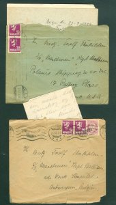 Norway. 2 Ship Covers 1925-26 With Content. Adr. Belgium & USA