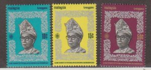 Malaysia - Trengganu Scott #93-94-95 Stamp - Mint NH Set