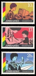 Zimbabwe 1985 Scott #519-521 Mint Never Hinged