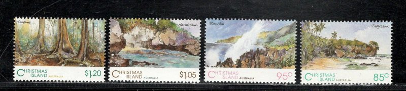 CHRISTMAS ISLAND SC# 350-53 VF/MNH