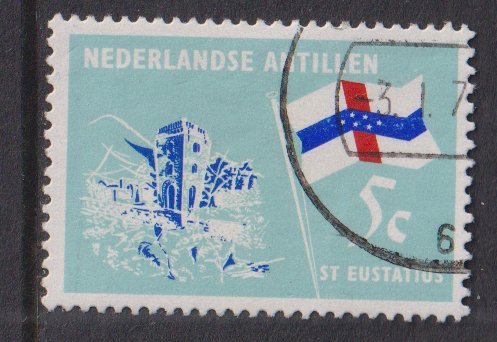 Netherlands Antilles  #299  used 1965  flags 5c